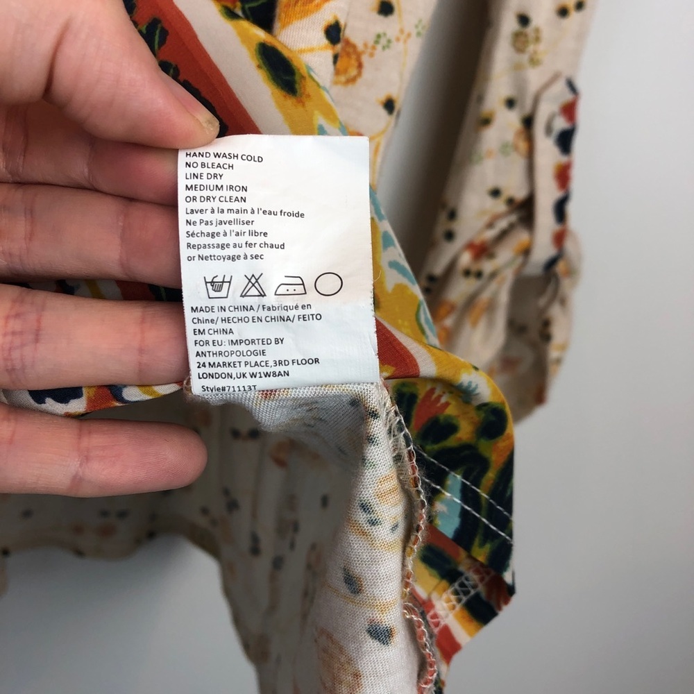 Anthropologie Tiny Devas Sequin Popover Tunic Top - Picture 7 of 7